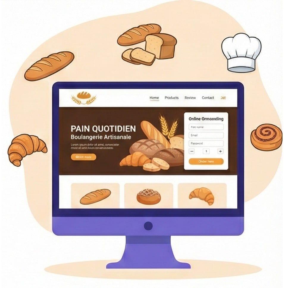 Site internet pour commercant a Lille