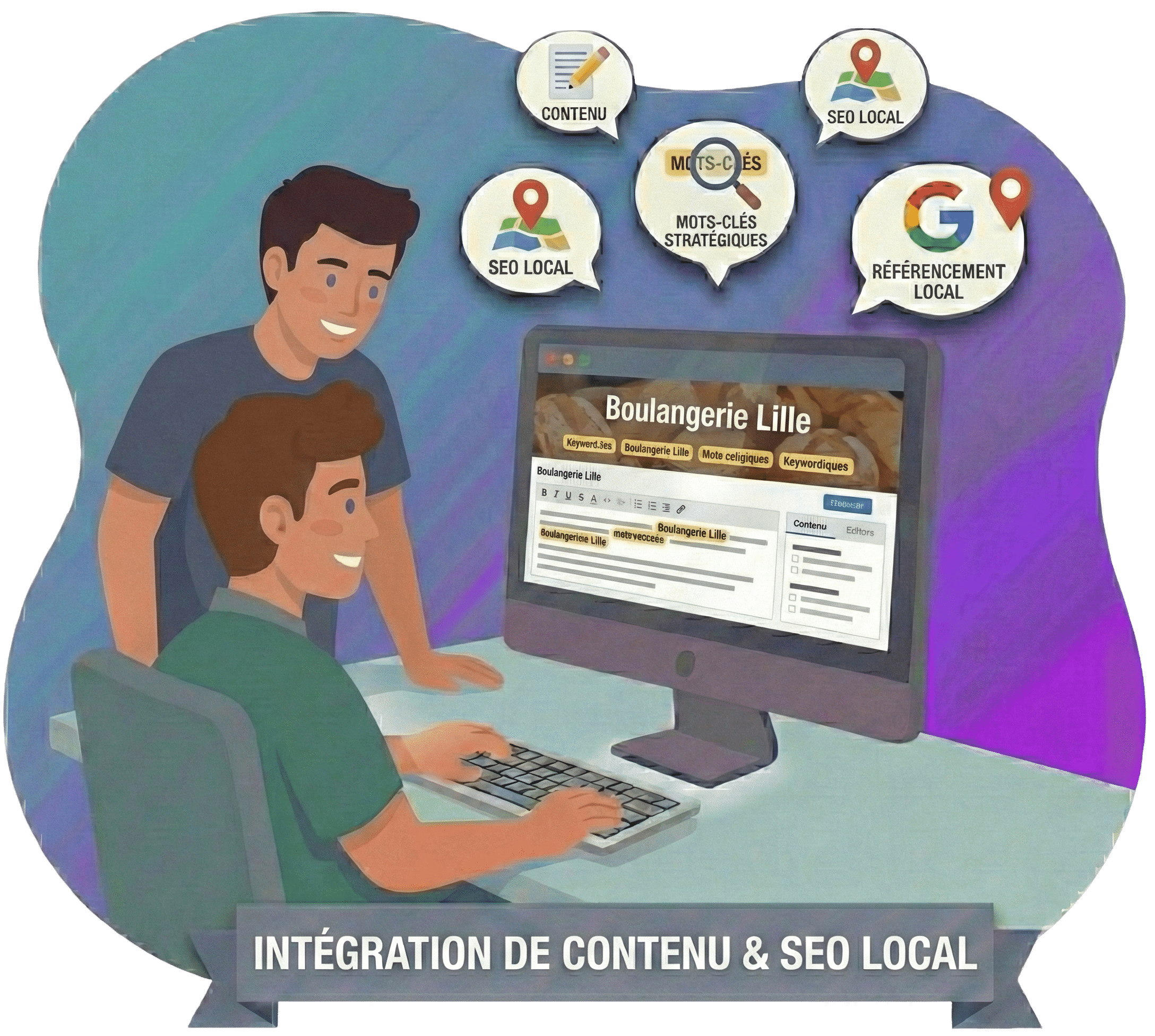 Integration de contenu et seo local dans le processus de creation dun site a Lille