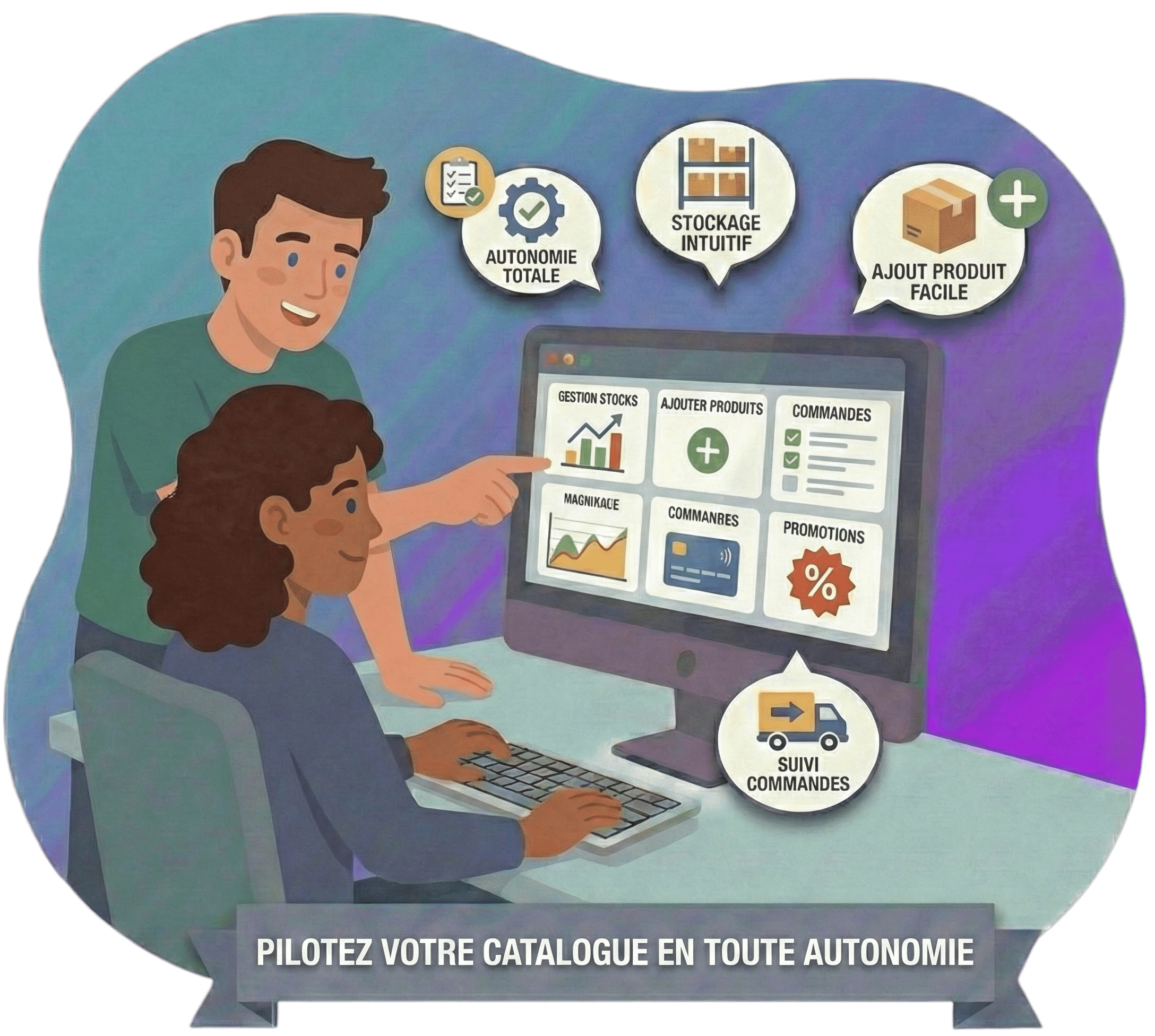 Pilotez votre catalogue en toute autonomie